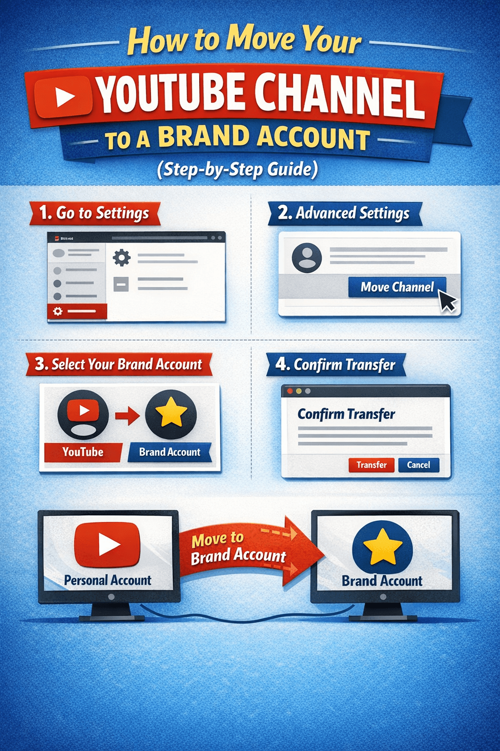 How to Move Your YouTube Channel to a Brand Account (Step-by-Step Guide)
